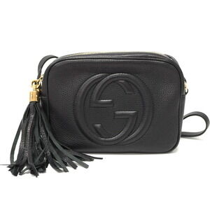 Gucci Soho Leather Disco Bag Black